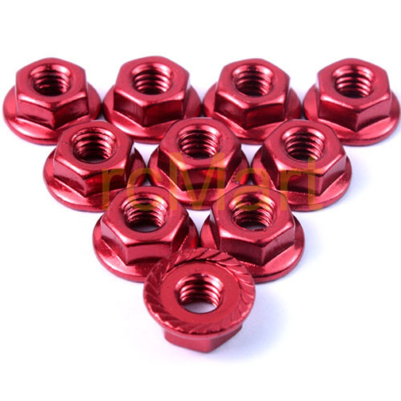 Yeah Racing 4mm Aluminium Lock Nut Red LN-M4S-RD