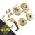 Yeah Racing Brass Upgrade Parts Set V2 Fits TRX-4 TRX4-6 G6 Certified