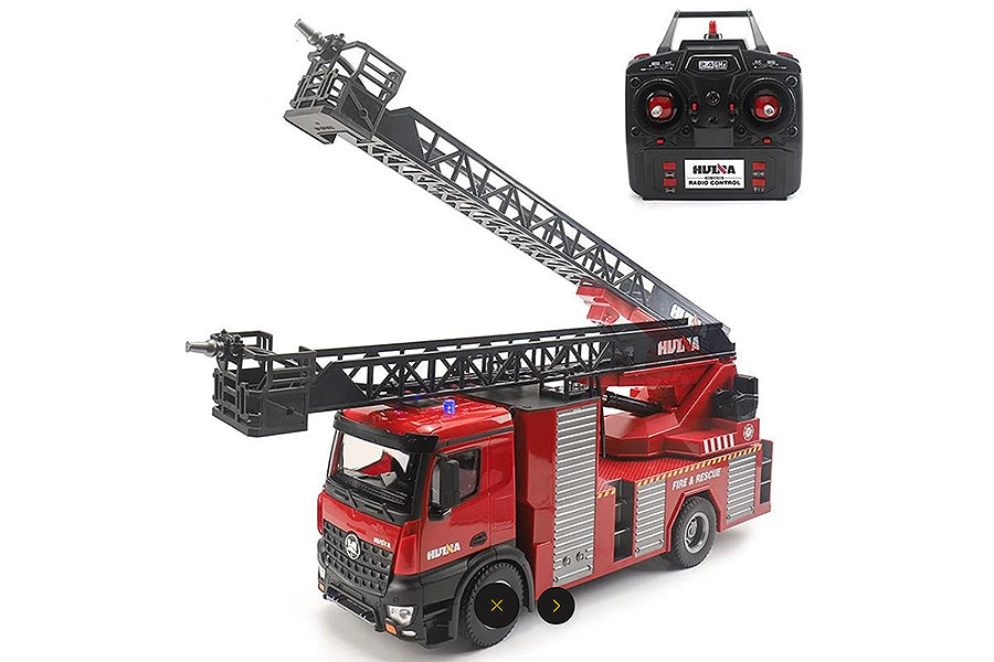 Huina 1/14 Fire Truck With Ladder And Hose