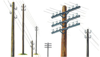 TELEGRAPH POLES