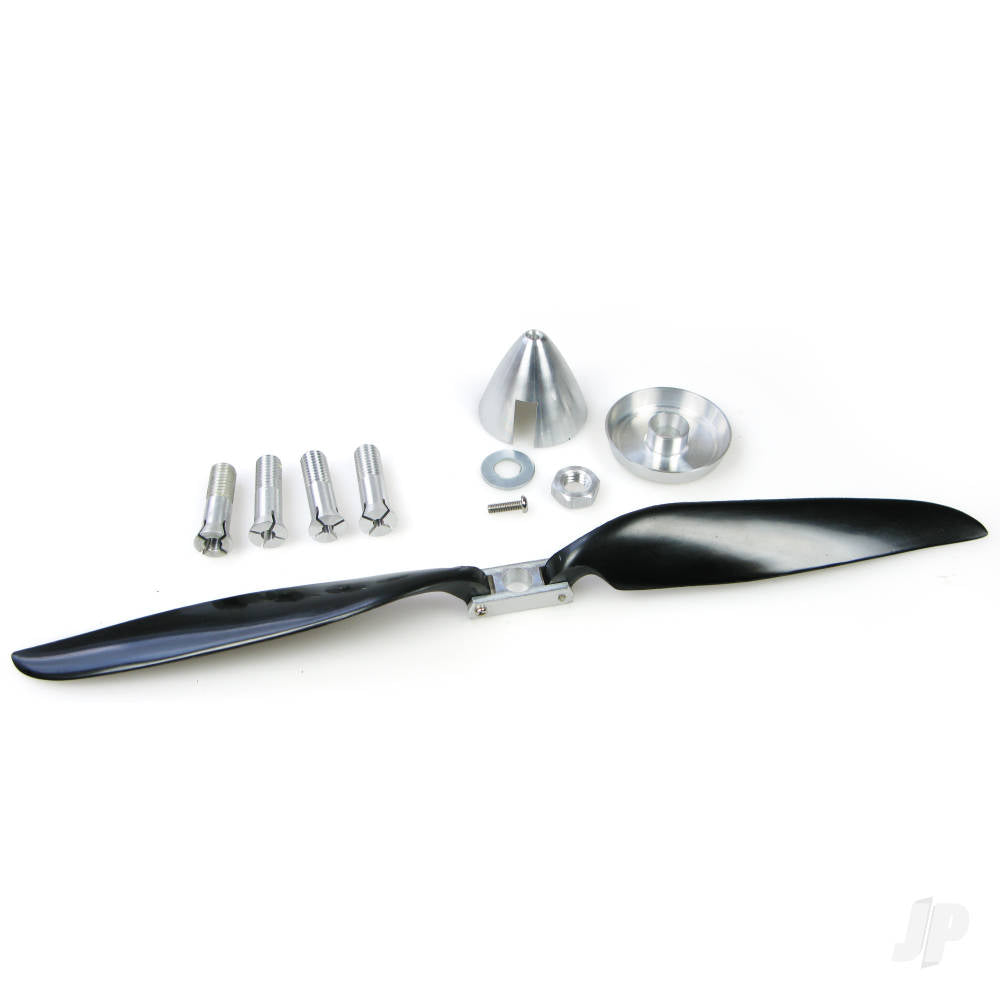 11x8 Folding Propeller With 38mm CNC Aluminium Spinner