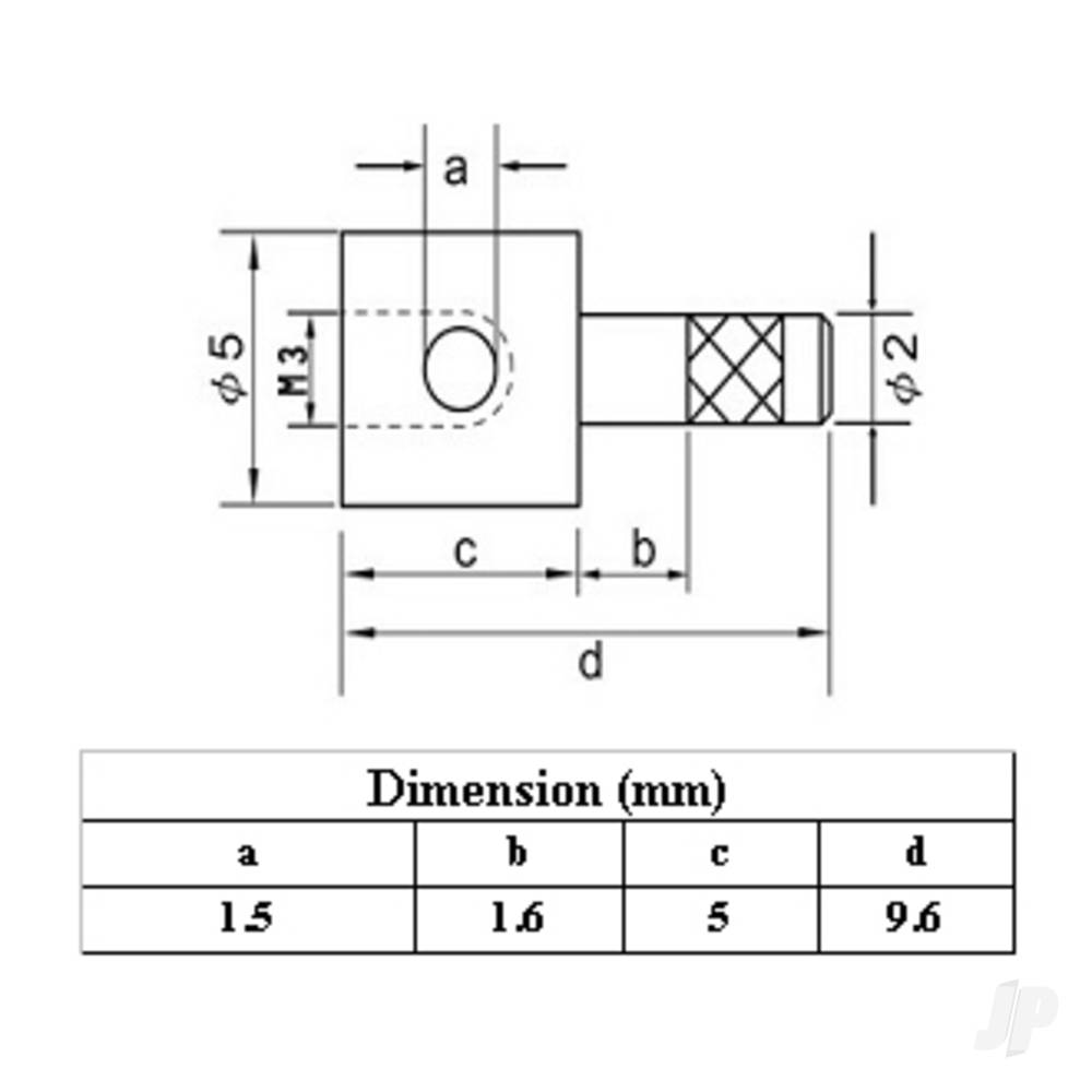 Micro Push Rod Connector (1.5mm) Gwphd001