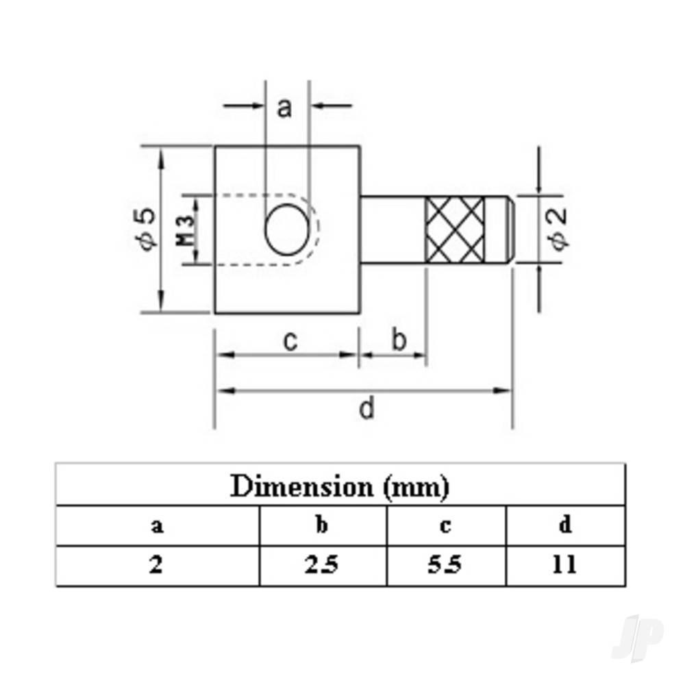 Micro Push Rod Connector (2.0mm) Gwphd002