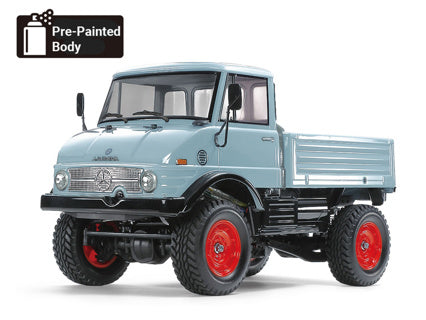 Tamiya Mercedes-Benz Unimog 406 Blue-Gray Painted body