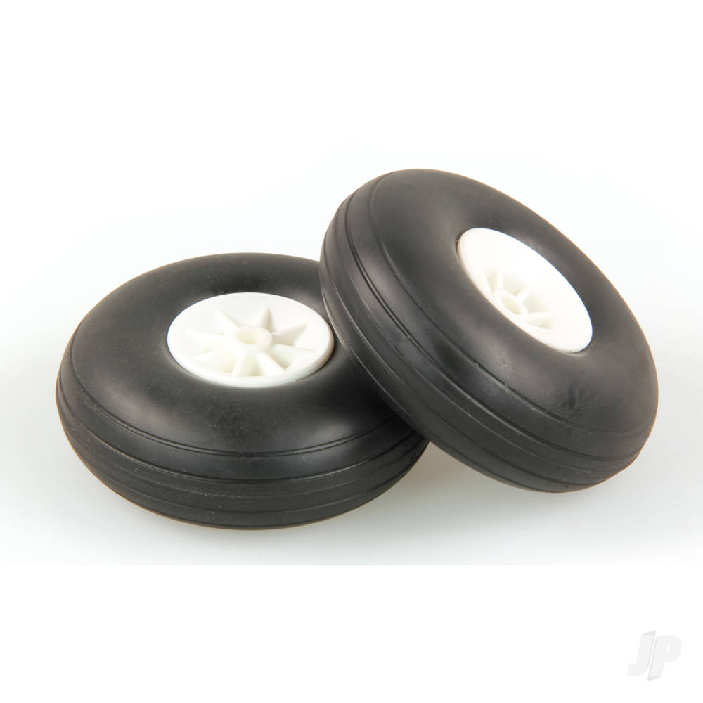 2.1/2in - (63mm) White Wheels (2 pcs)