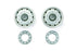 RC METAL PLATED WHEELS