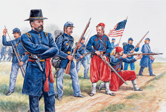 UNION INFANTRY AND ZUAVES (AMERICAN CIVIL WAR)