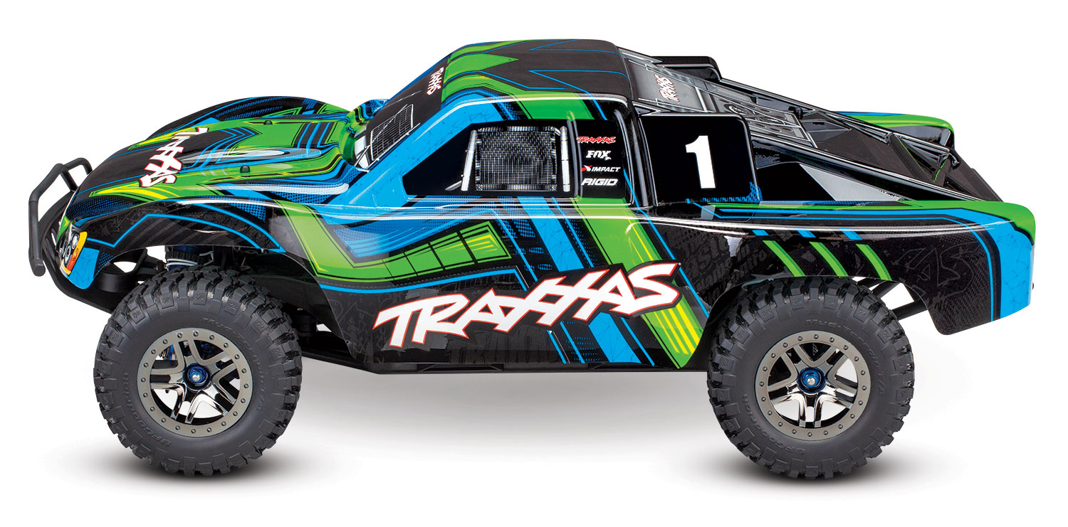 TRAXXAS Green Slash 4X4 Ultimate VXL 1:10 4WD RTR Brushless Electric Short Course Truck