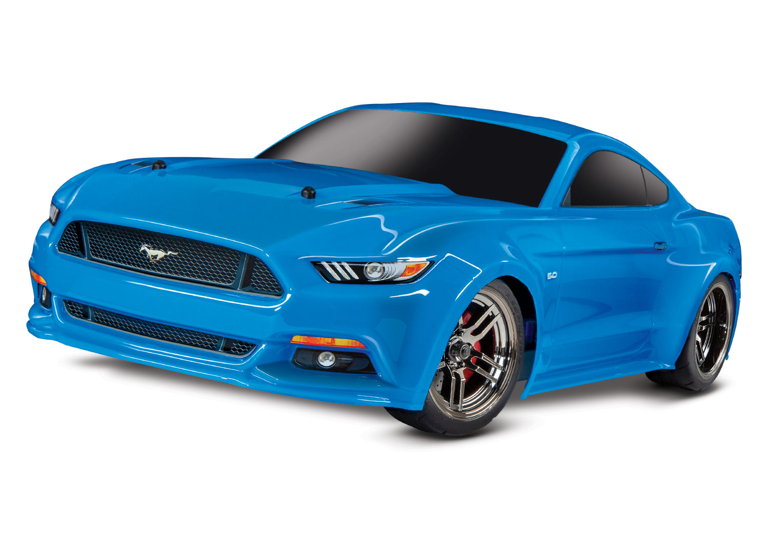 TRAXXAS BlueX Ford Mustang GT 1:10 AWD Electric Supercar (+ TQ 2-ch, XL-5, Titan 500)