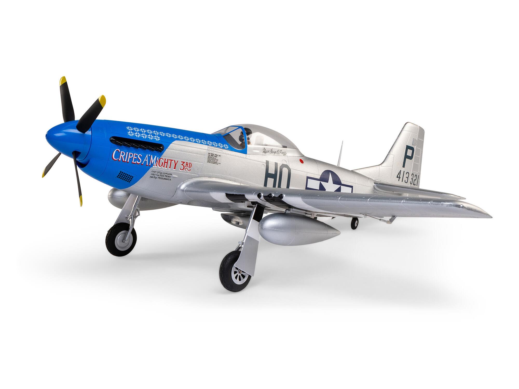 P-51D Mustang 1.2m BNF Basic EFL089500