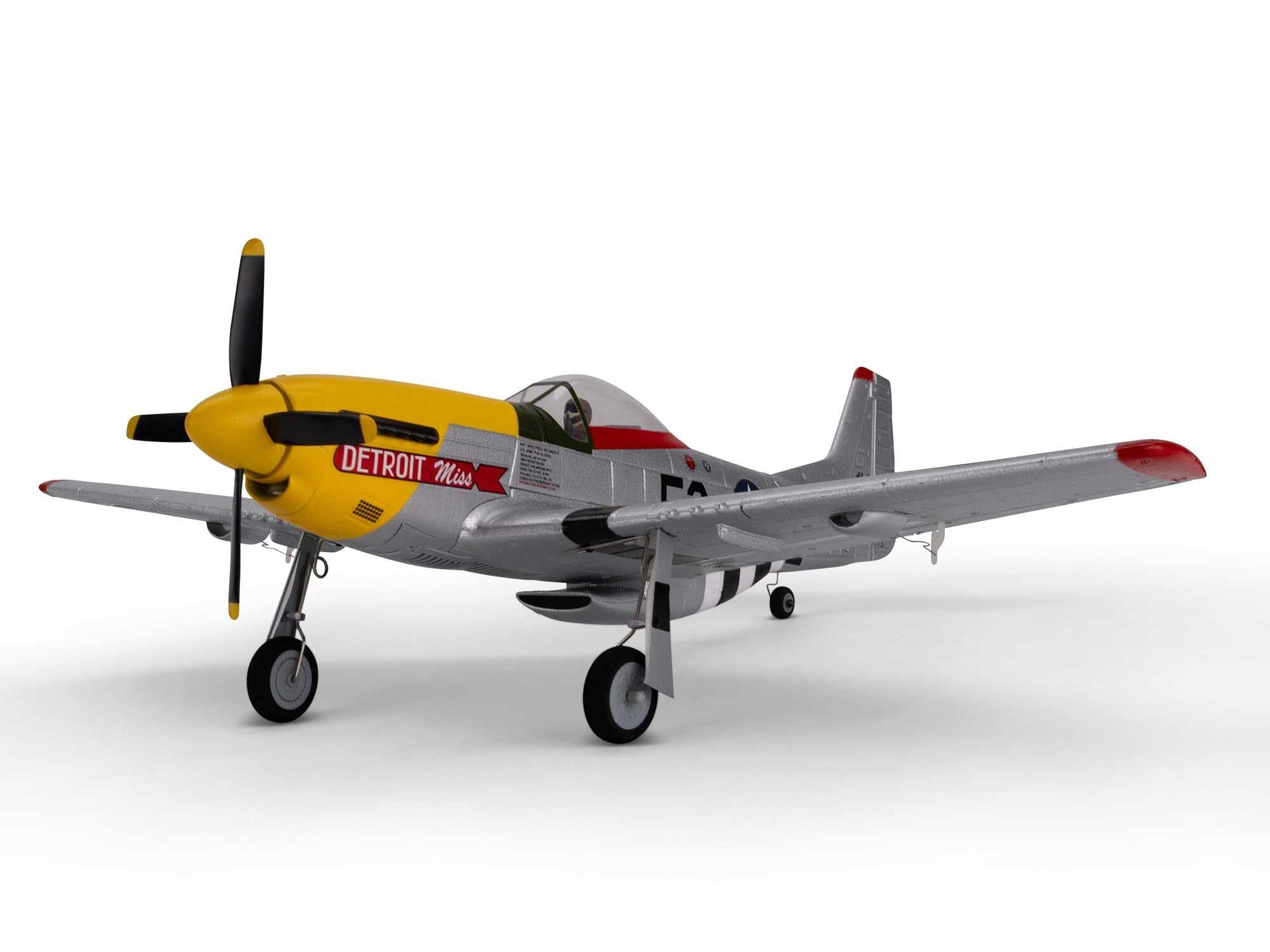 UMX P-51D Mustang "Detroit Miss" BNF Basic with AS3X and SAF