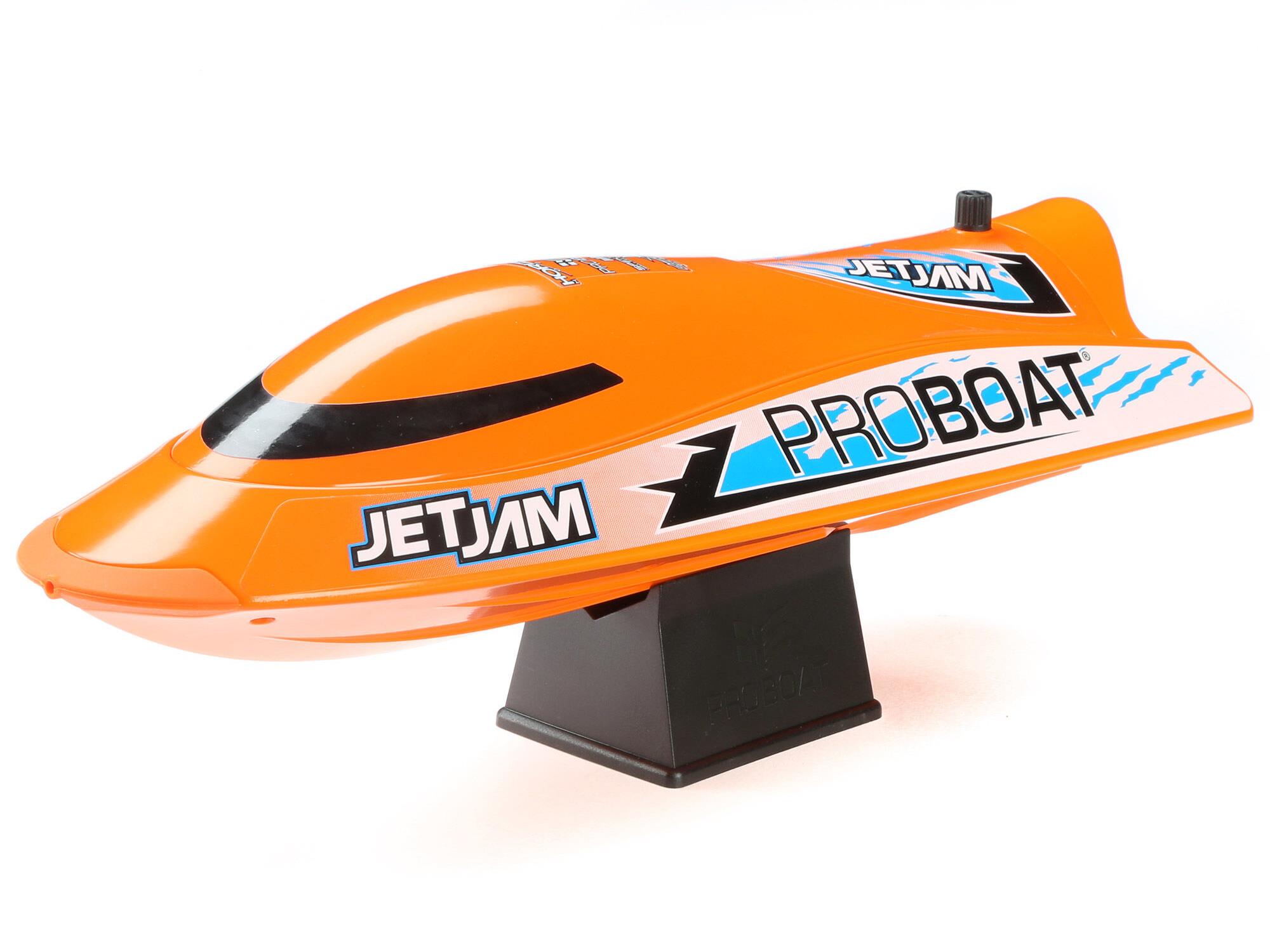 Proboat Jet Jam V2 12" Self-Righting Pool Racer Brushed RTR, Orange