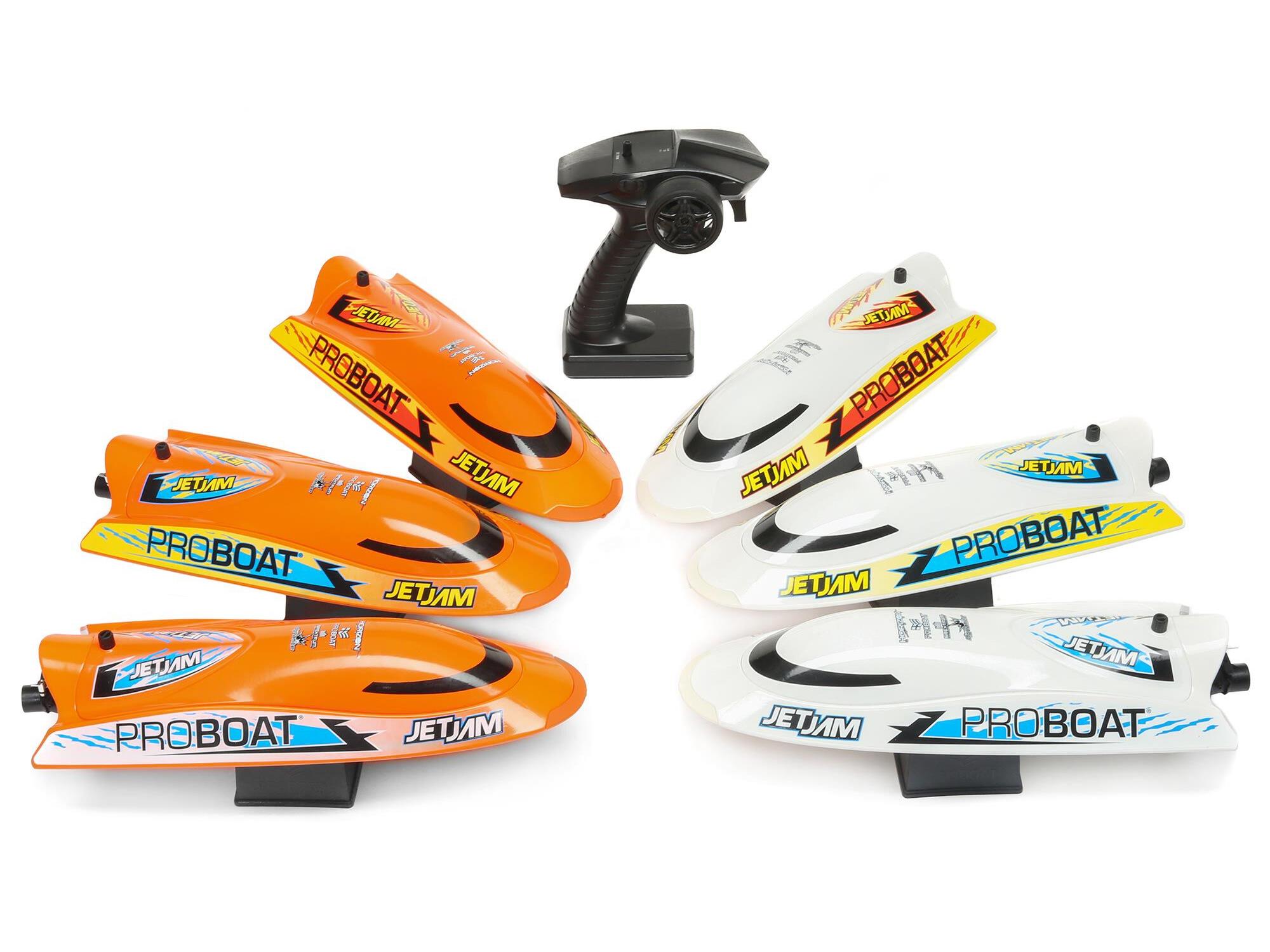 ProBoat Jet Jam V2 12" Self-Righting Pool Racer Brushed RTR, White