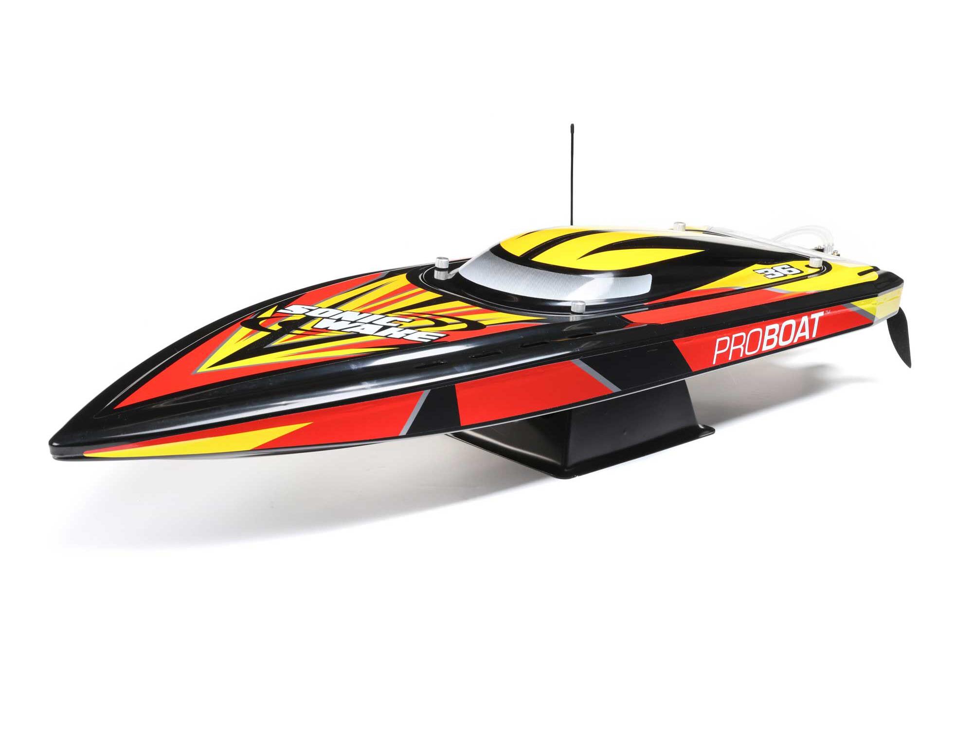 ProBoat Sonicwake 36" Self-Righting Brushless Deep-V RTR, Black