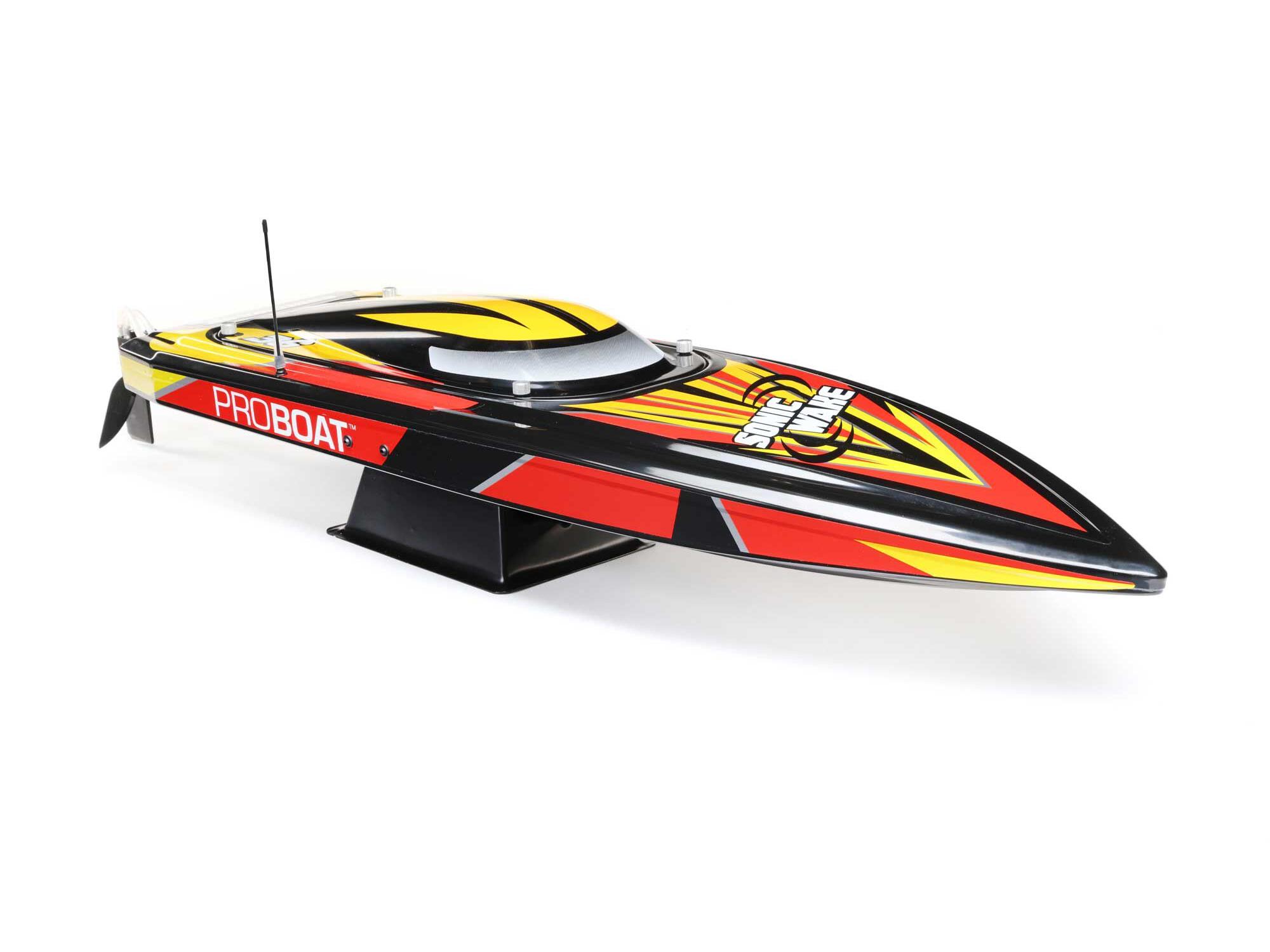 ProBoat Sonicwake 36" Self-Righting Brushless Deep-V RTR, Black