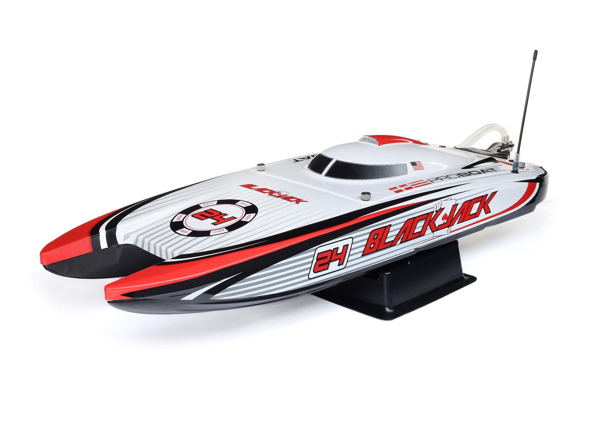 Blackjack 24" V2 Catamaran Brushless: RTR, Vegas Offshore