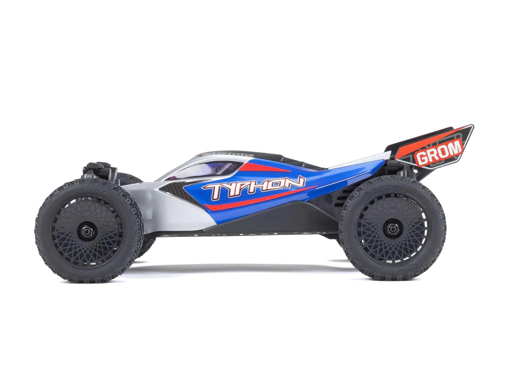 1/18 TYPHON GROM MEGA 4X4 Buggy with Battery & Charger Blue