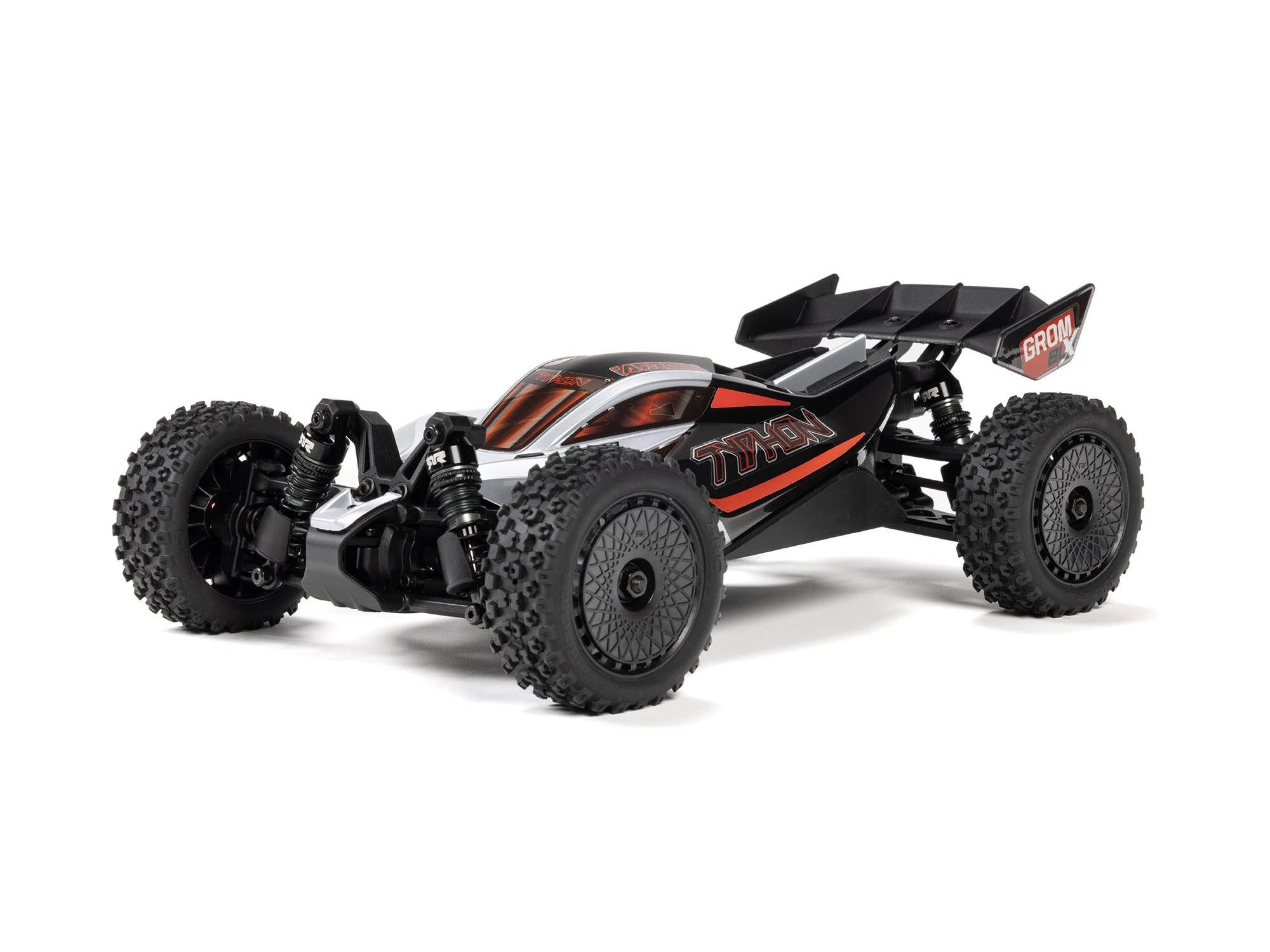 1/18 TYPHON GROM 223S BLX 4X4 Buggy (No Batt/Charg) Silver