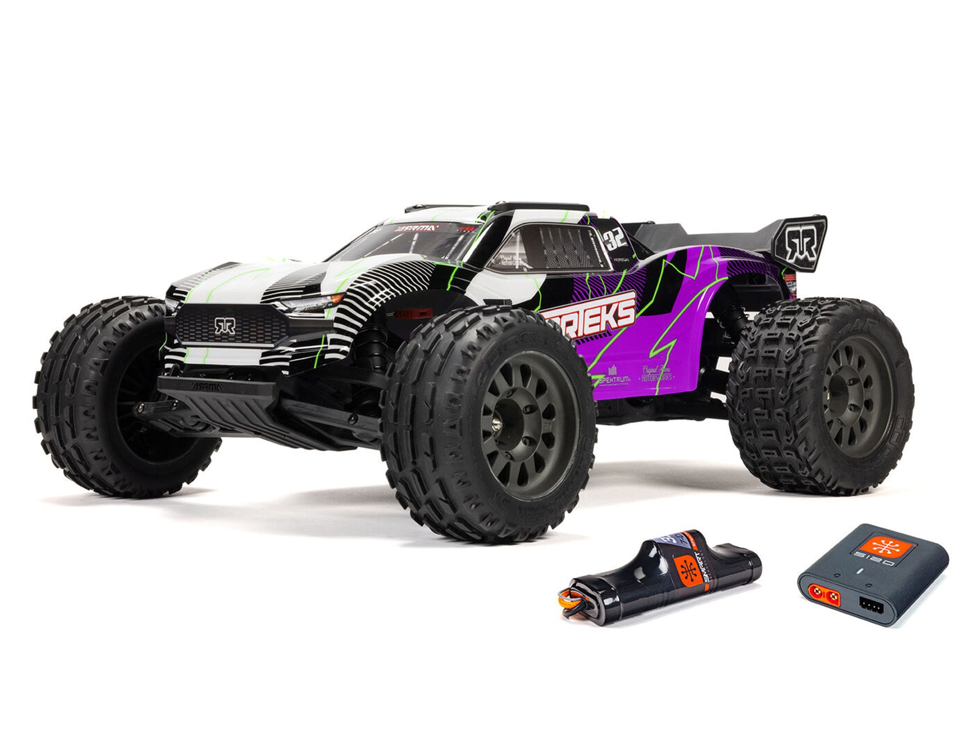 1/10 VORTEKS MEGA 550 4X2 ST with Battery & Charger Purple