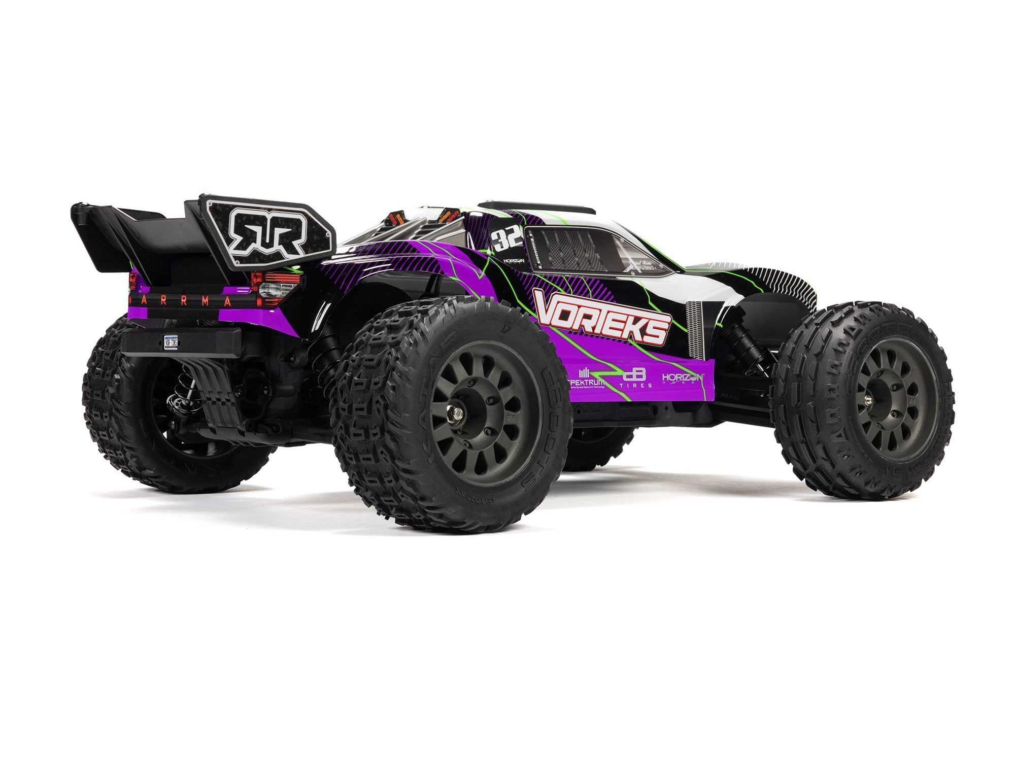 1/10 VORTEKS MEGA 550 4X2 ST with Battery & Charger Purple