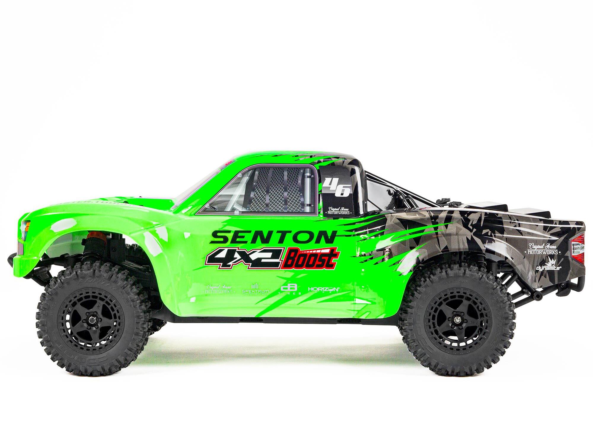 ARRMA Senton Boost 4X2 550 Mega 1/10 2WD SC Green w/Batt + Charger