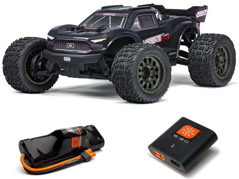 ARRMA Vorteks Boost 4X2 550 Mega 1/10 2WD ST Black w/Batt Chg