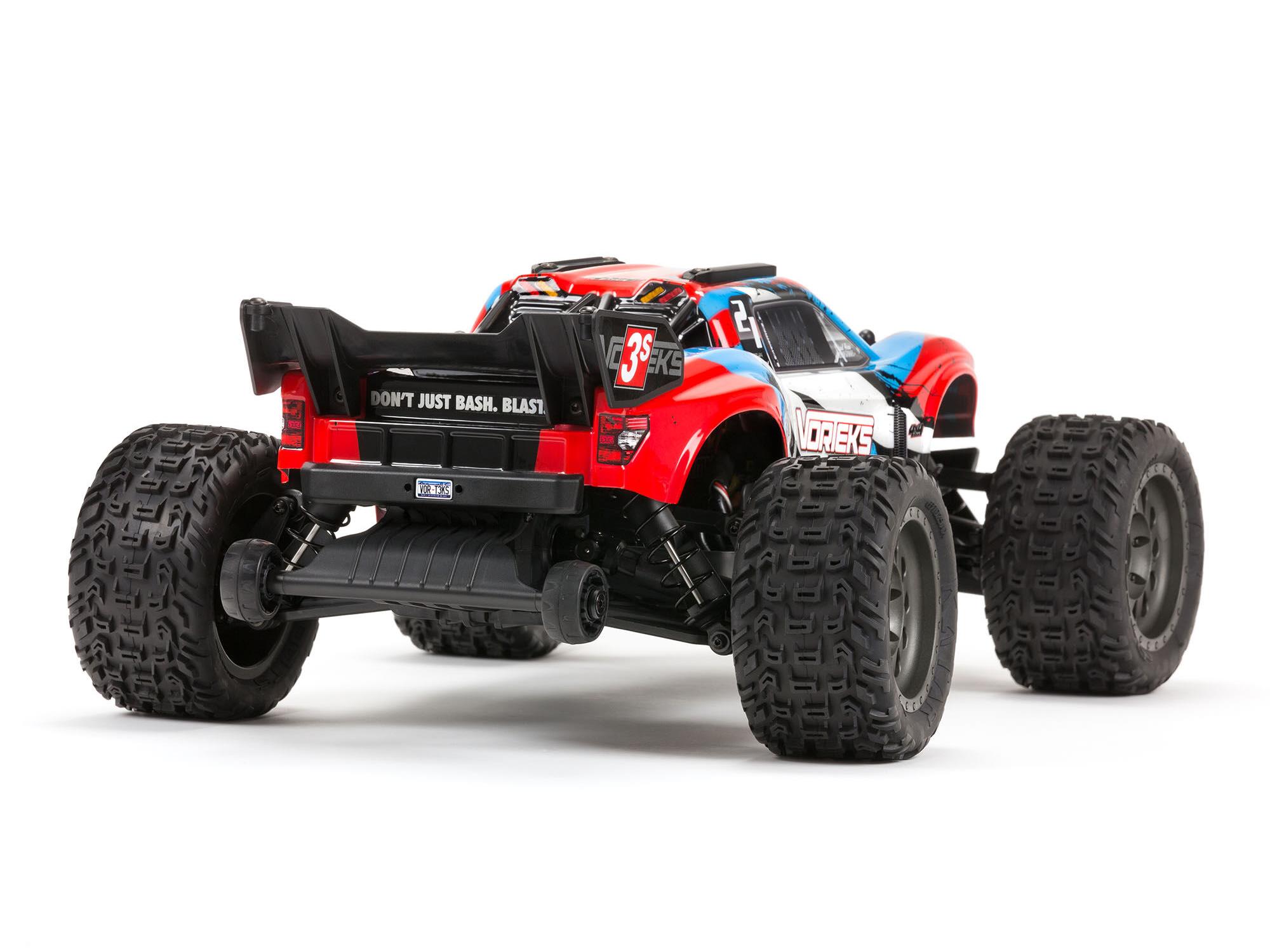 Vorteks 4X4 3S BLX 1/10 Stadium Truck RTR, Red