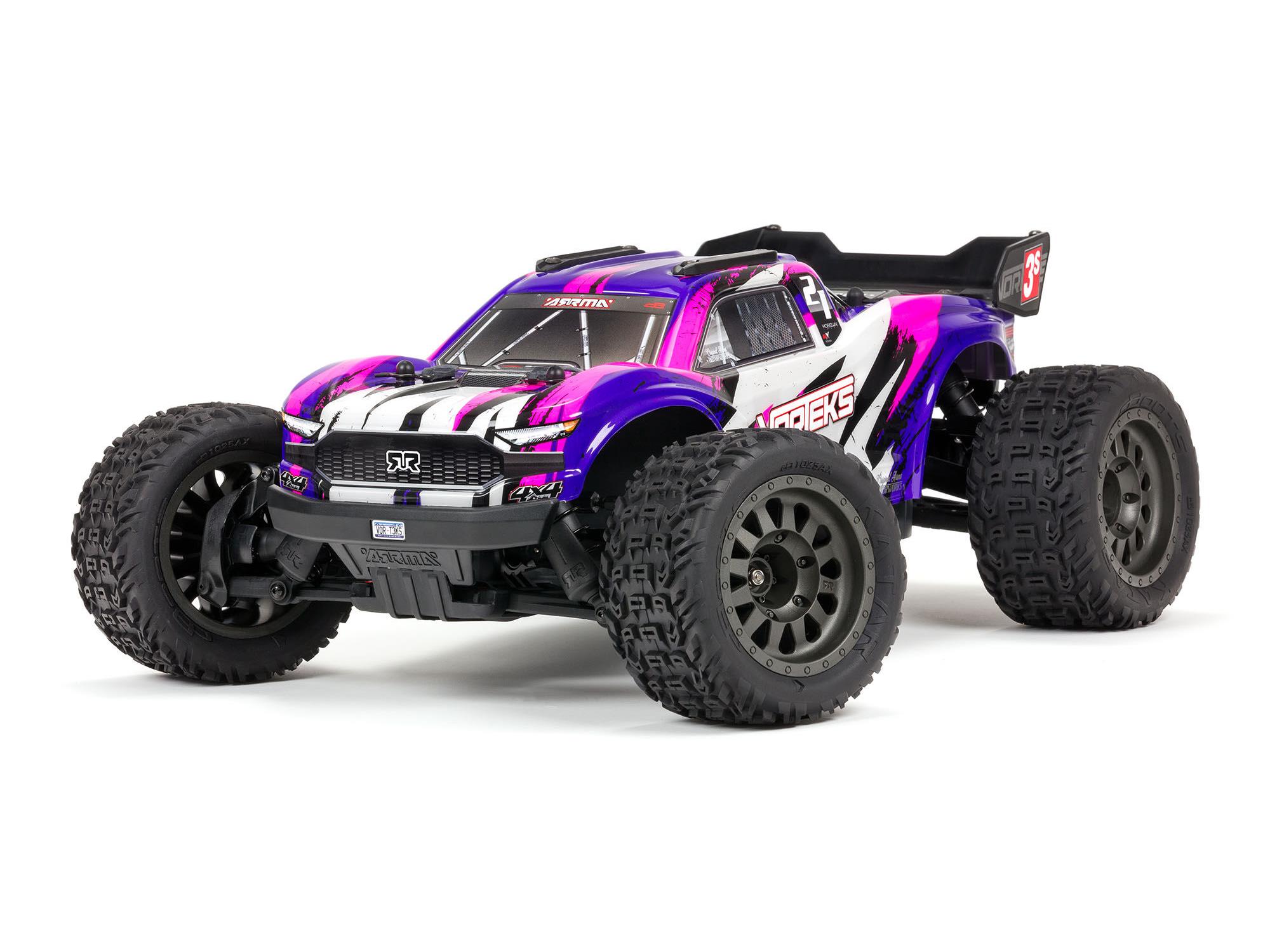 Vorteks 4X4 3S BLX 1/10 Stadium Truck RTR, Purple