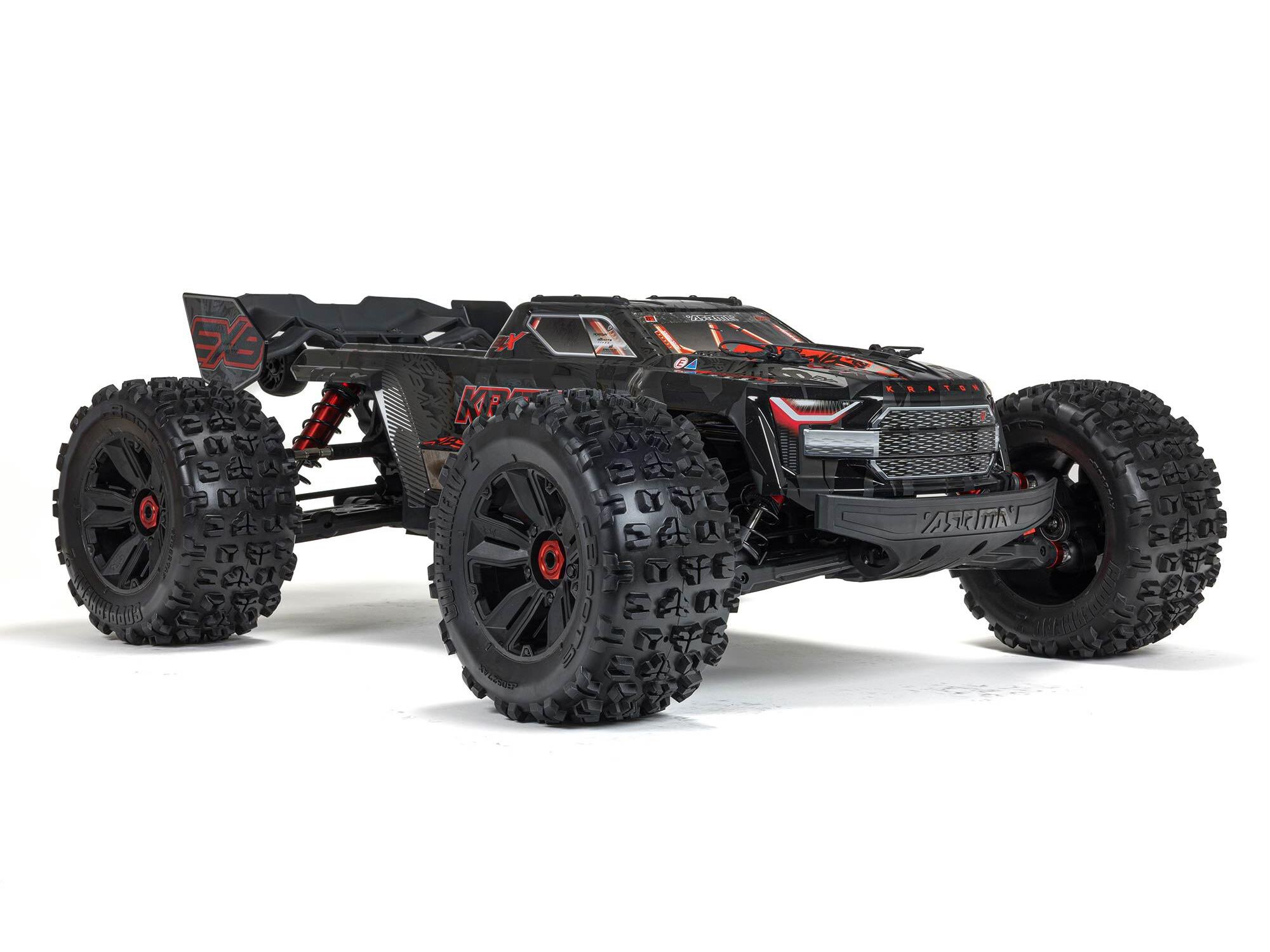 ARRMA 1/5 KRATON 4X4 8S BLX EXB Brushless Monster Truck RTR, Black