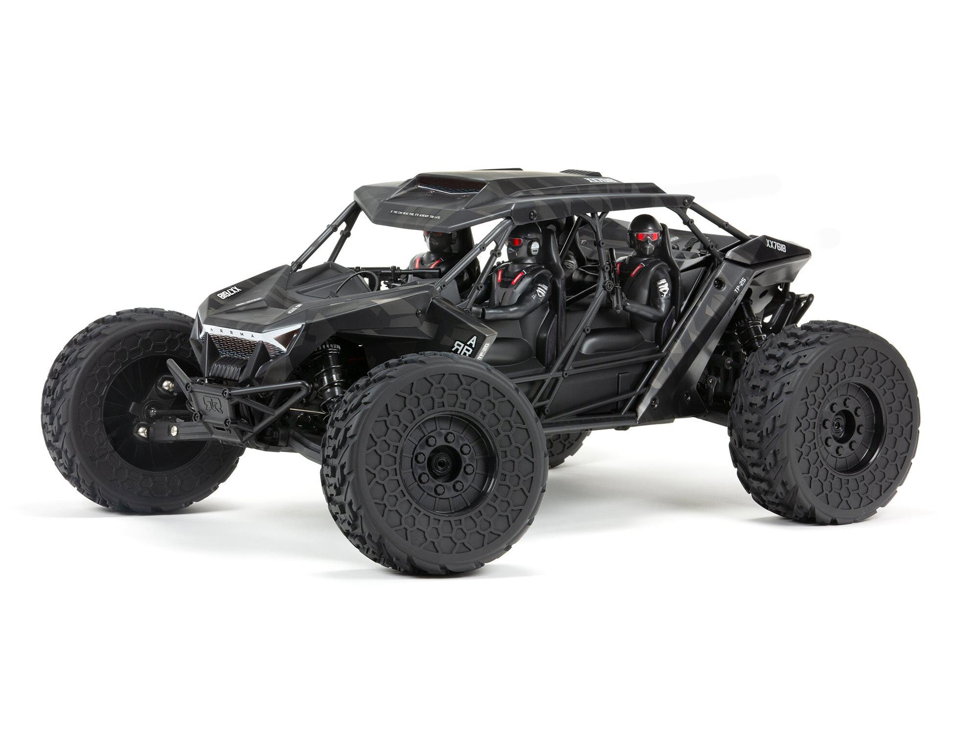 ARRMA Fireteam 6S 4WD BLX Speed Assault Vehicle RTR Black