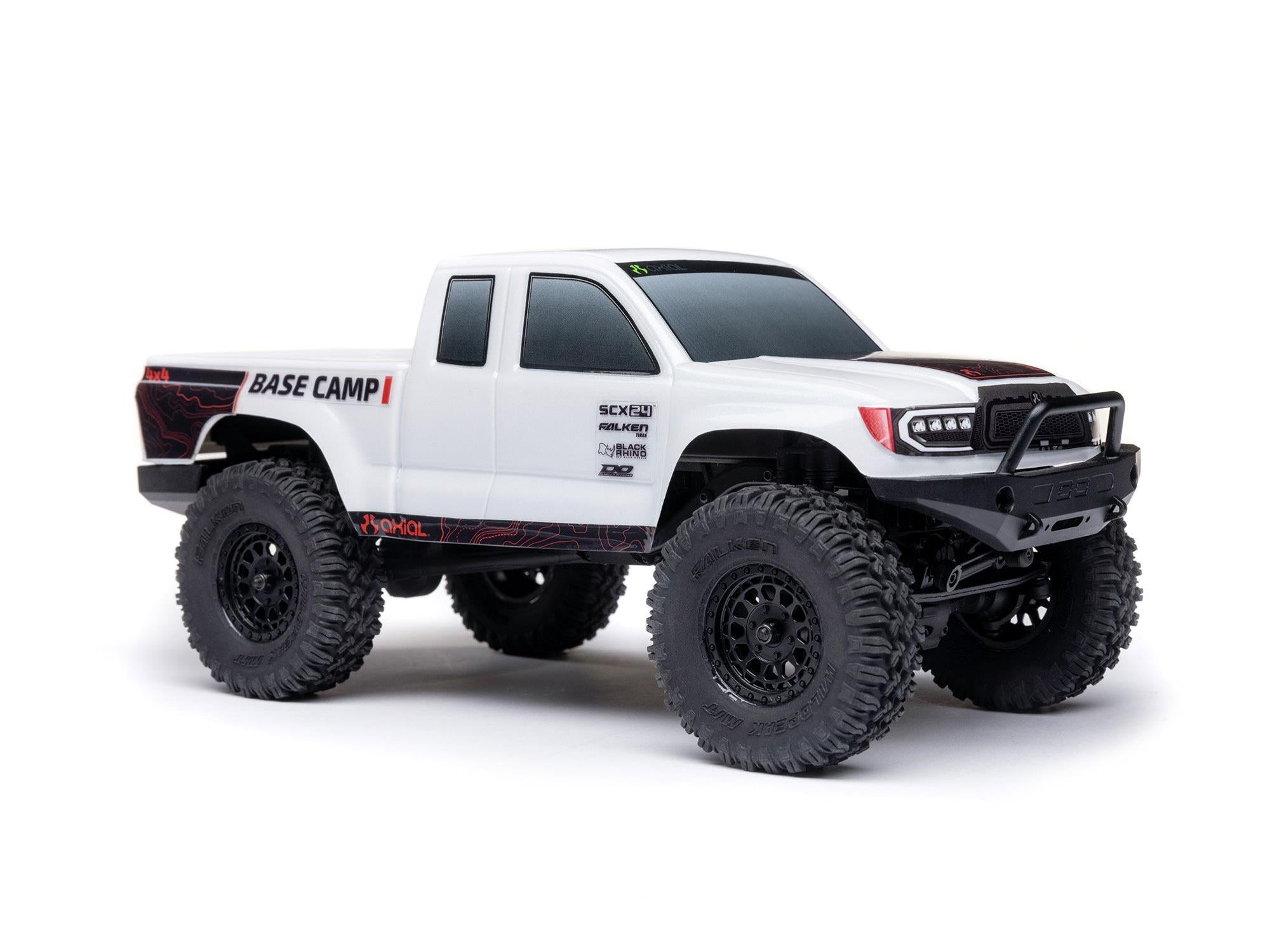 1/24 SCX24 Base Camp 4WD Rock Crawler RTR White