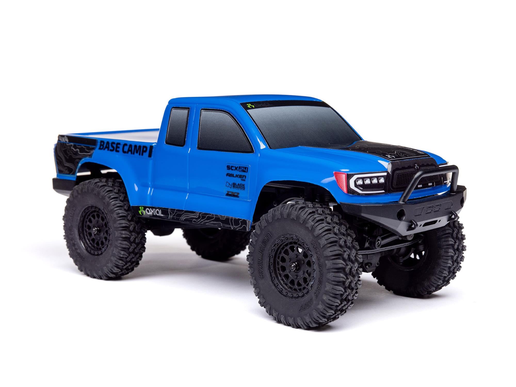 1/24 SCX24 Base Camp 4WD Rock Crawler RTR Blue