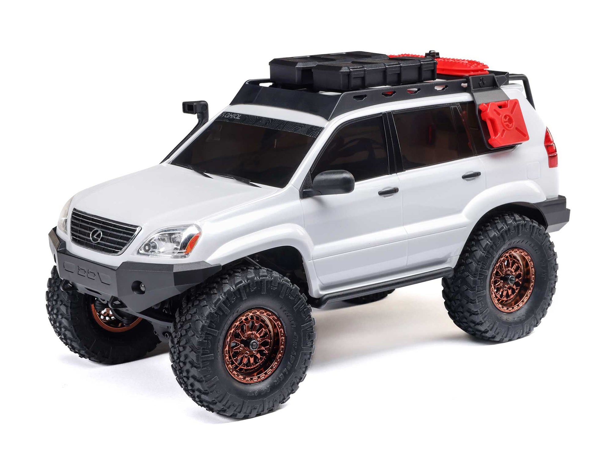 1/24 SCX24 Lexus GX 470 4WD Rock Crawler RTR White