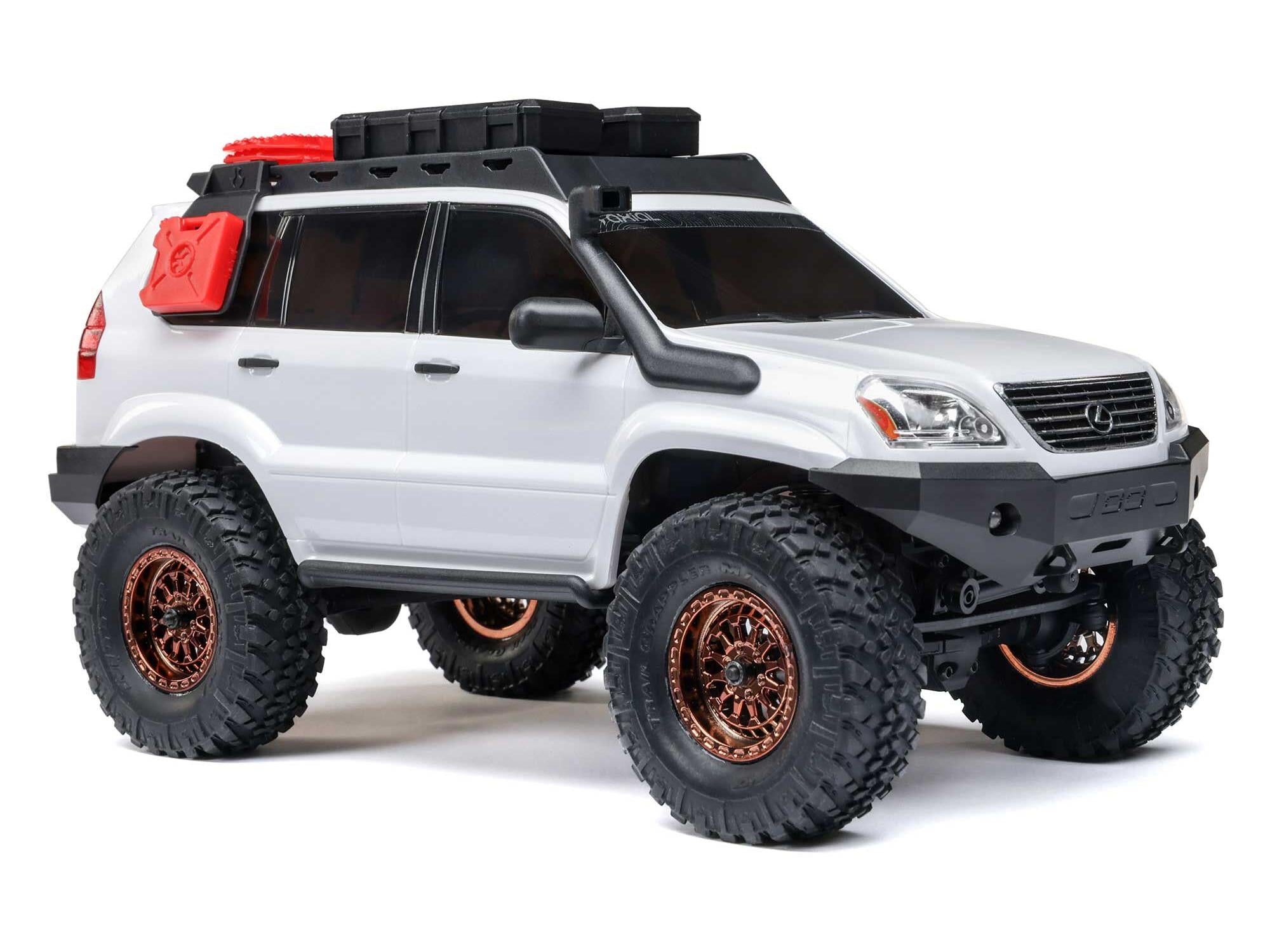 1/24 SCX24 Lexus GX 470 4WD Rock Crawler RTR White