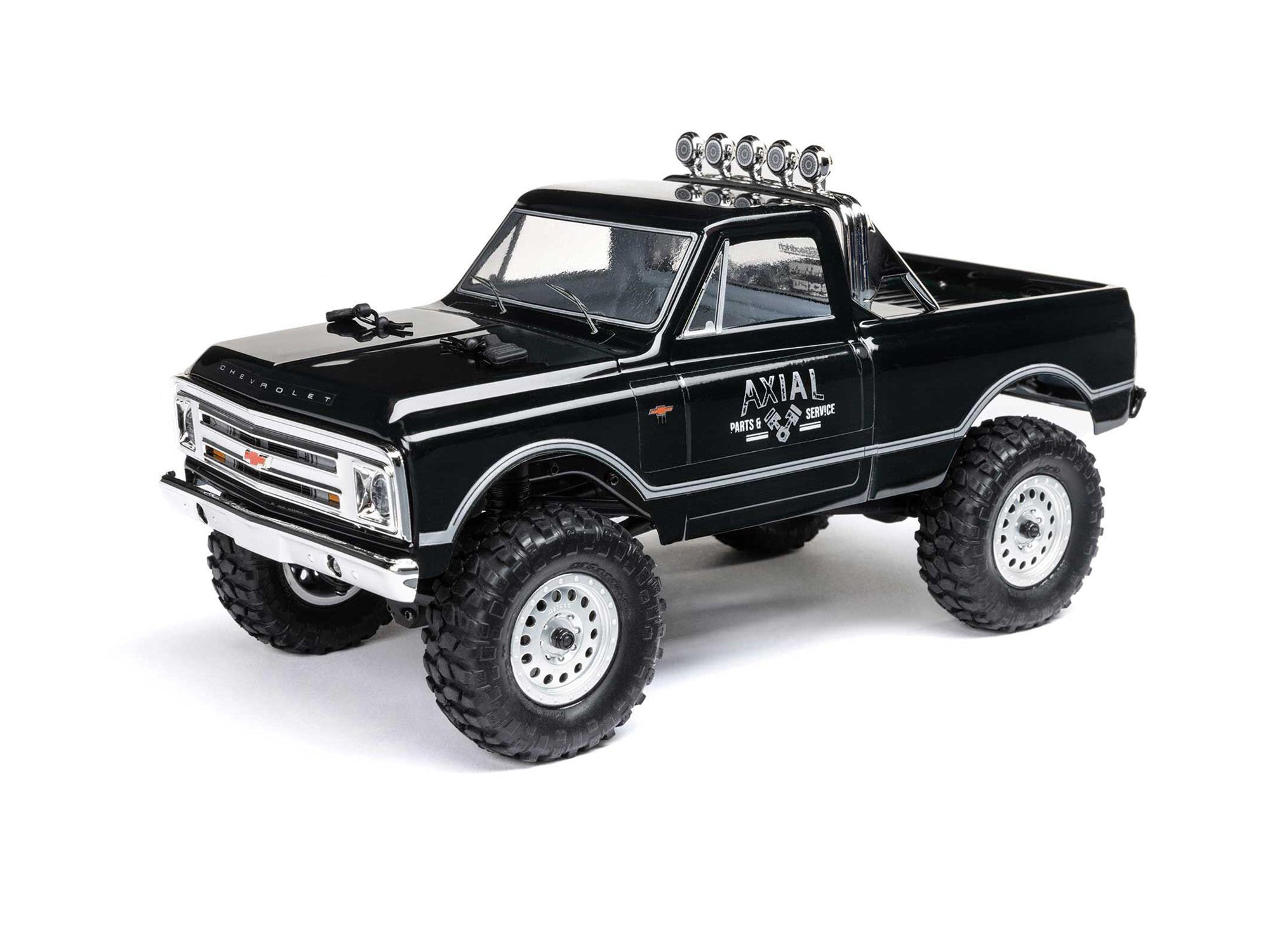 1/24 SCX24 1967 Chevrolet C10 4WD Rock Crawler RTR Black