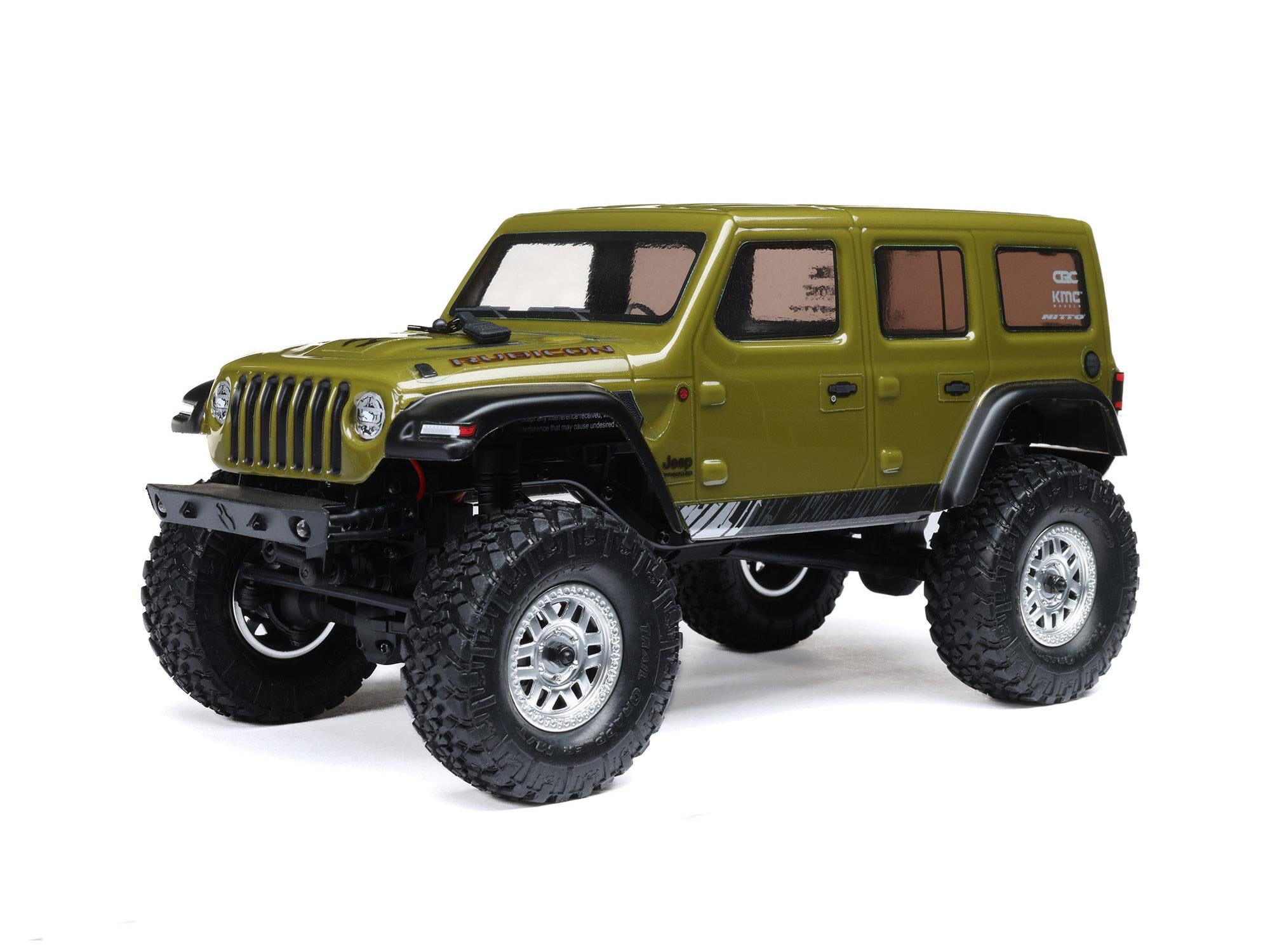 1/24 SCX24 Jeep Wrangler JLU 4WD Rock Crawler RTR Green