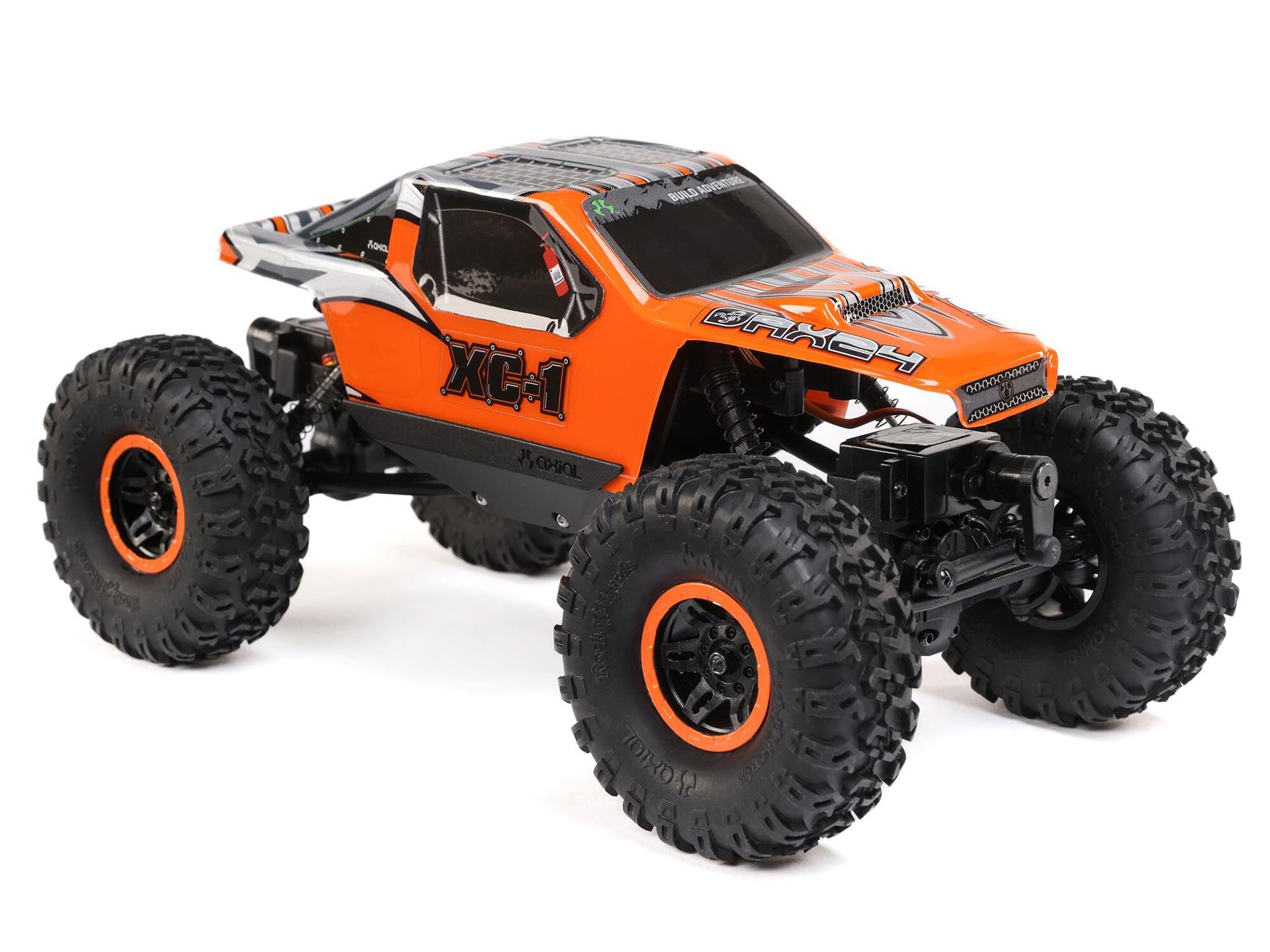 1/24 AX24 XC-1 4WS Crawler Brushed RTR, Orange