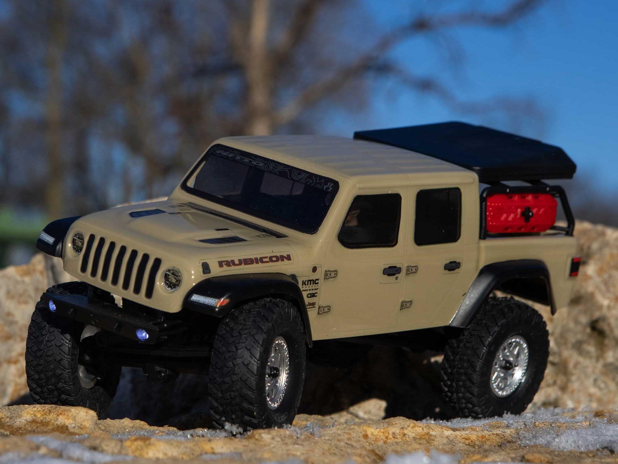 1/24 SCX24 Jeep JT Gladiator 4WD Rock Crawler Brushed RTR, B