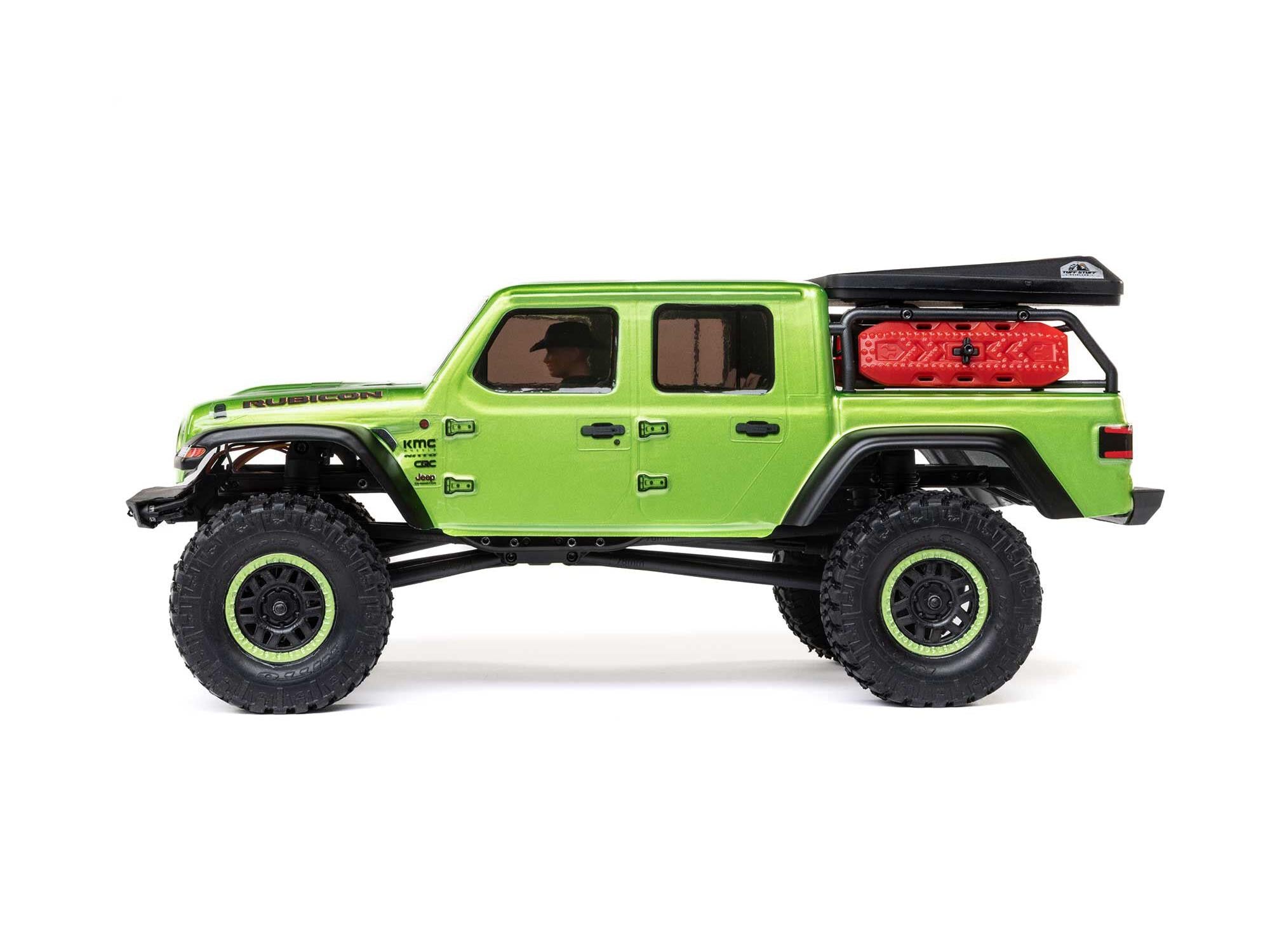 1/24 SCX24 Jeep JT Gladiator 4WD Rock Crawler RTR Green