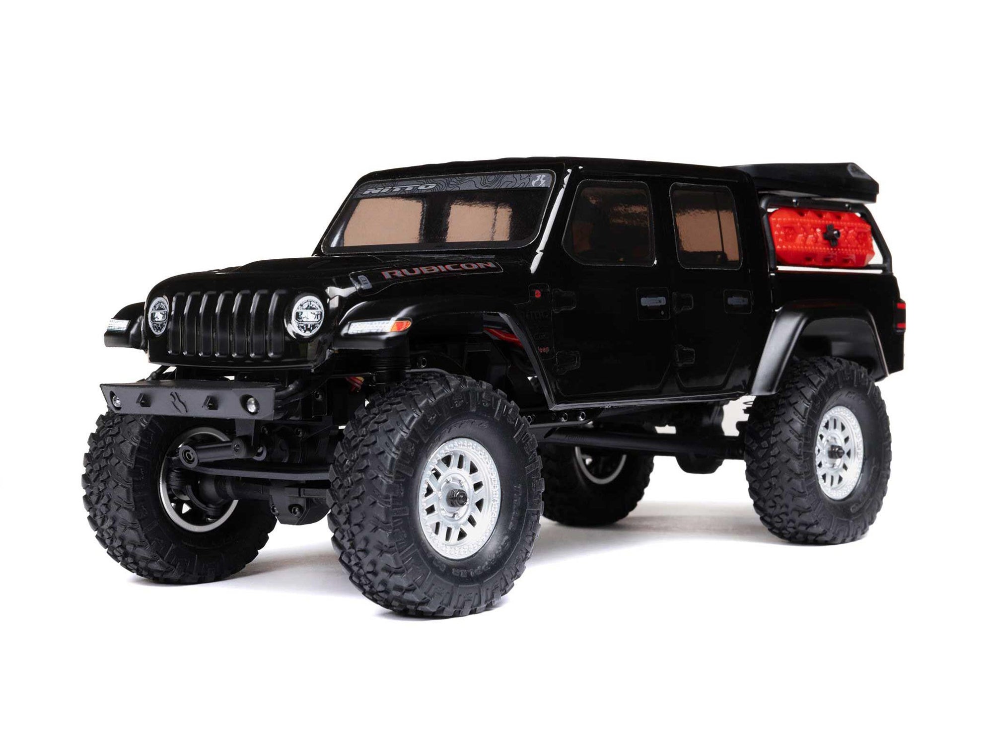 1/24 SCX24 Jeep JT Gladiator 4WD Rock Crawler RTR Black