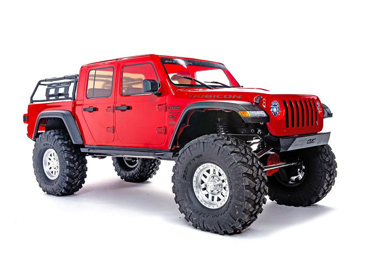 1/10 SCX10III Jeep JT Gladiator with Portals RTR, Red