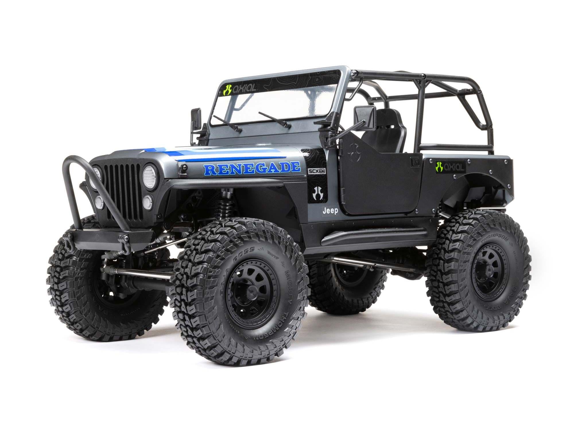 AXIAL 1/10 SCX10 III Jeep CJ-7 4WD Brushed RTR, Grey