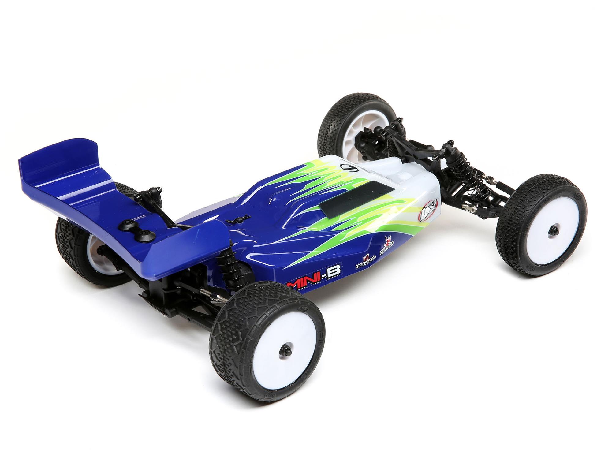 Mini-B: 1/16th 2wd Buggy Blue/White