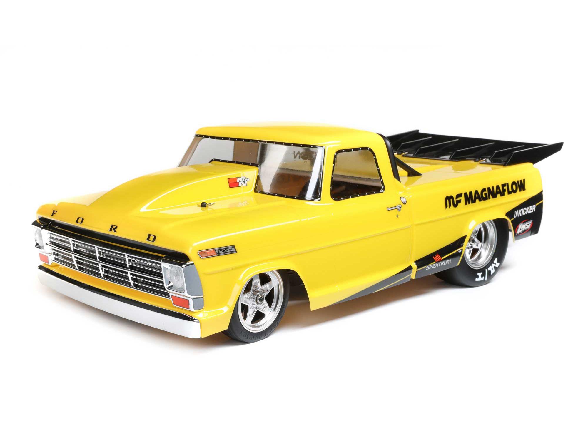 68 F100 22S Drag Car, BL RTR, Magnaflow: 1/10 2WD