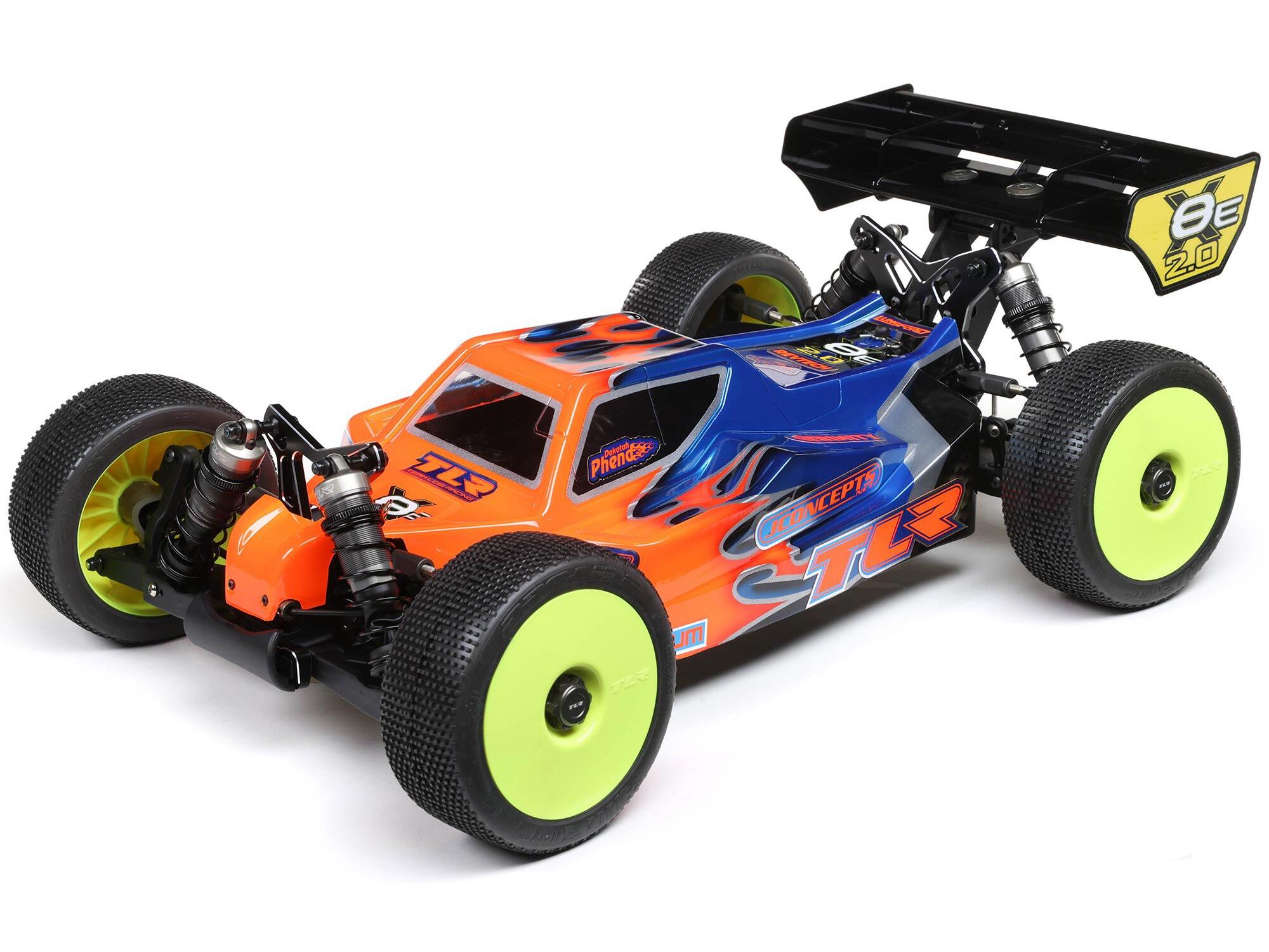 1/8 8IGHT-X/E 2.0 Combo 4WD Nitro/Electric Race Buggy Kit