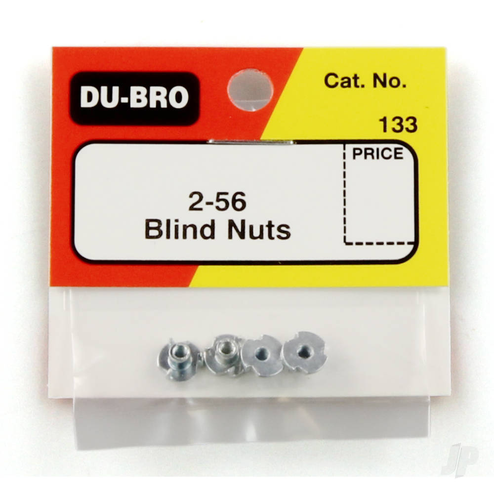 Blind Nuts 2-56 (4 pcs per package)