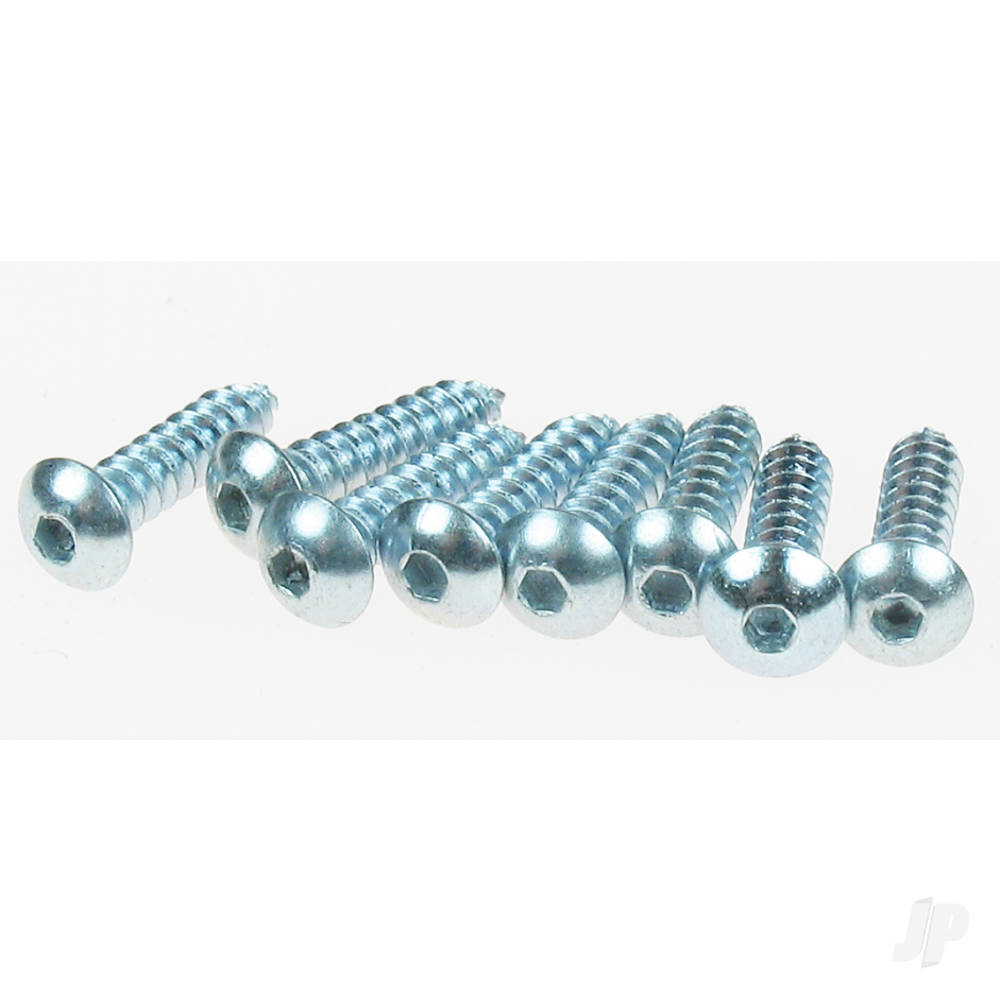 2 x 3/8 Button Head Sheet Metal Screws (8 pcs per package)