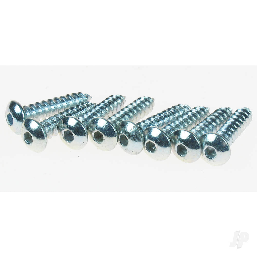 4 x 1/2 Button Head Sheet Metal Screws (8 pcs per package)