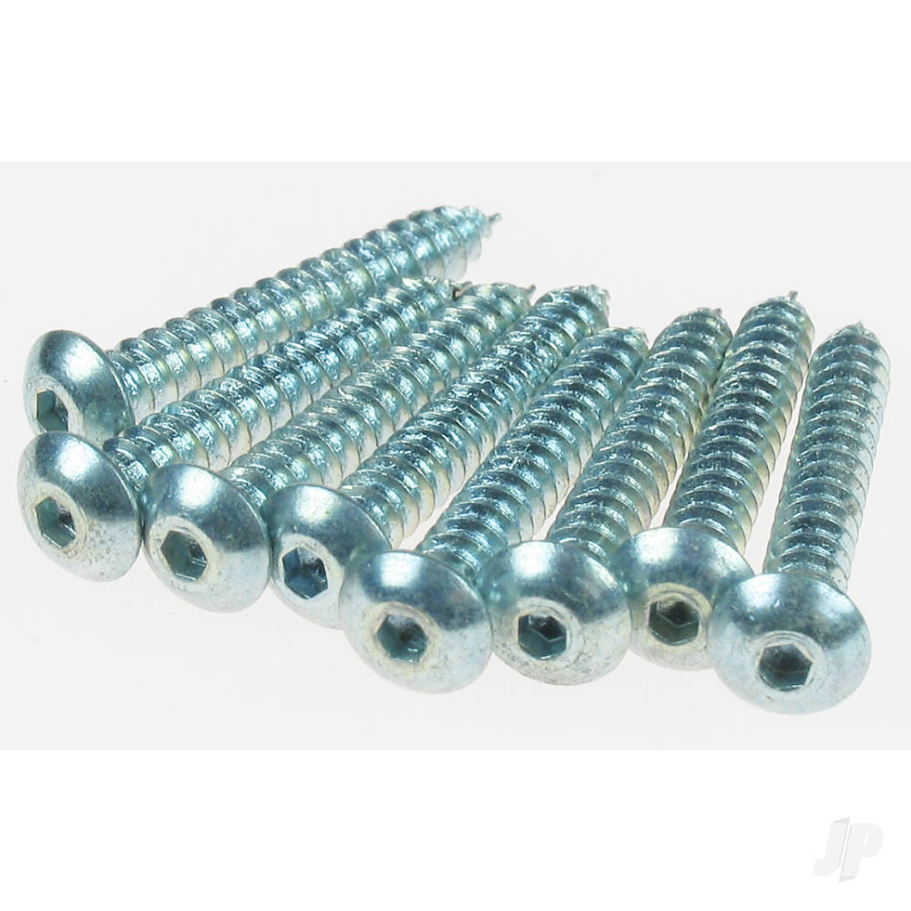 4 x 3/4 Button Head Sheet Metal Screws (8 pcs per package)