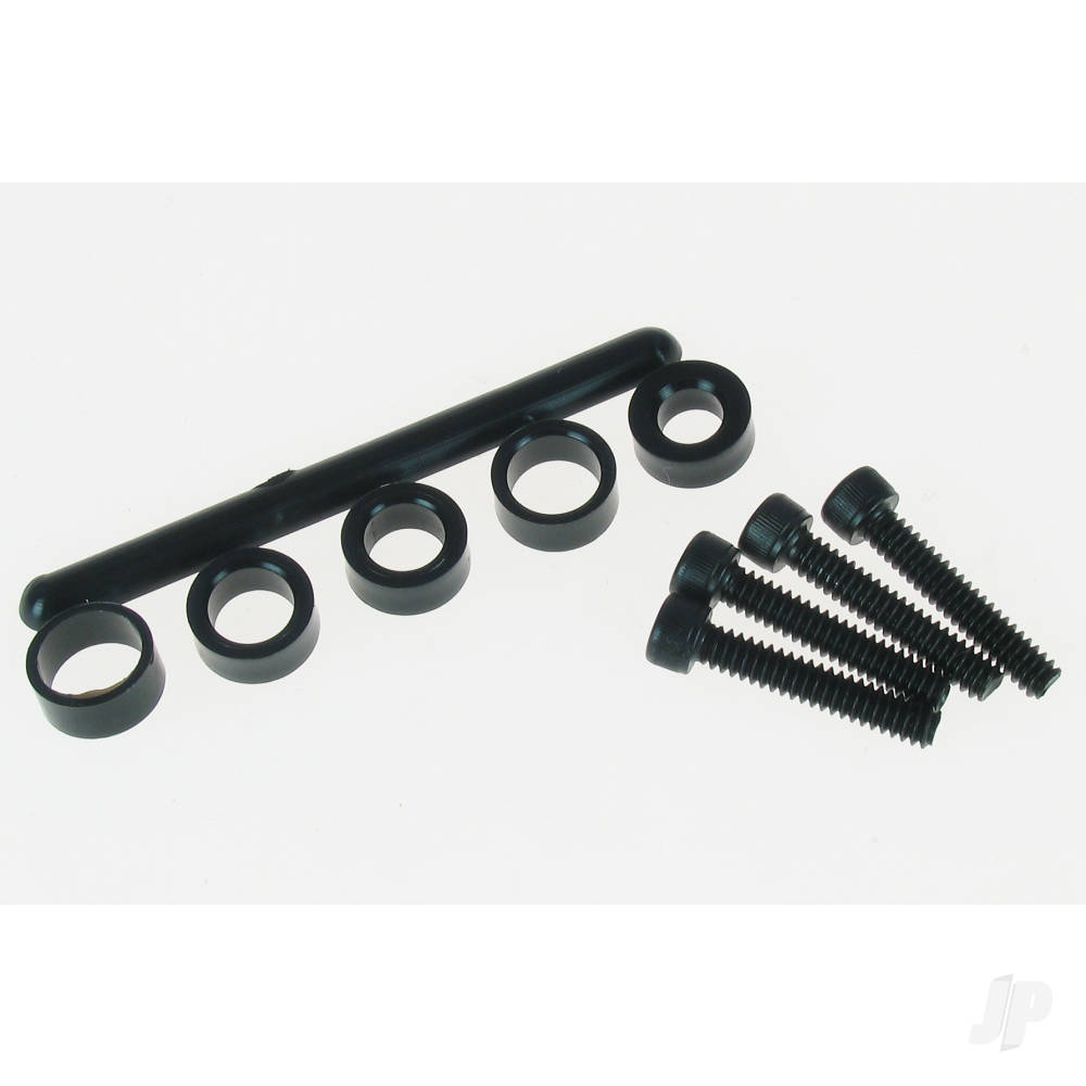 3in Three Blade Spinner Black (1 pc per package)